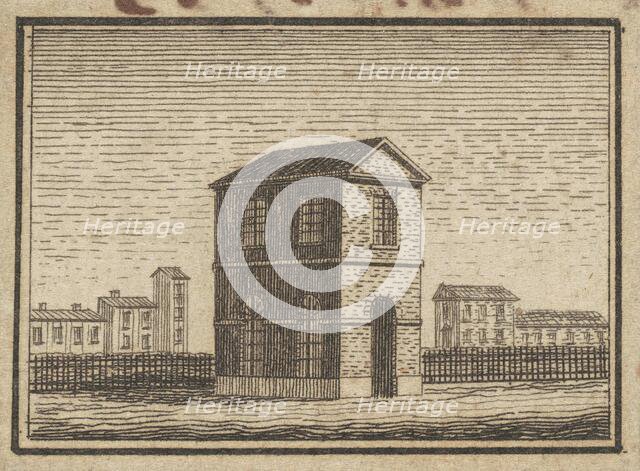 Esperanza, Small Building, 1795. Creator: Charles Balthazar Julien Févret de Saint-Mémin.