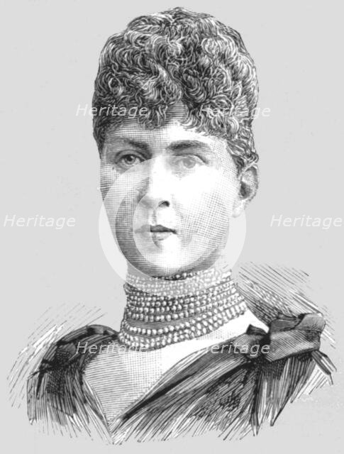 ''H.I.M. Princess Victoria of Prussia', 1890. Creator: Unknown.