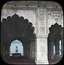 Interior of the Diwan-i-Khas, Red Fort, Delhi, India, late 19th or early 20th century. Creator: Unknown.