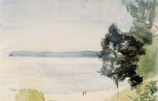 Beach landscape, c1980s. Creator: Albert Edelfelt.