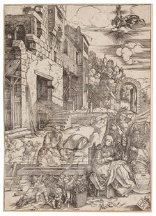The Sojourn of the Holy Family in Egypt, from The Life of the Virgin, c. 1504. Creator: Dürer, Albrecht (1471-1528).