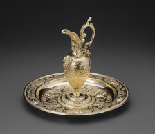 Rosewater Ewer and Basin, Nuremberg, 1603/1609. Creator: Franz Dotte.