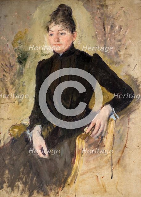 Portrait of a Woman, 1881-83. Creator: Mary Cassatt.
