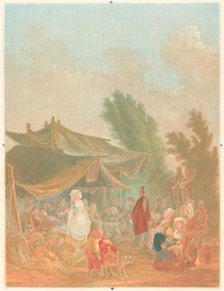Noce de Village (Village Wedding), 1785. Creator: Charles-Melchior Descourtis.