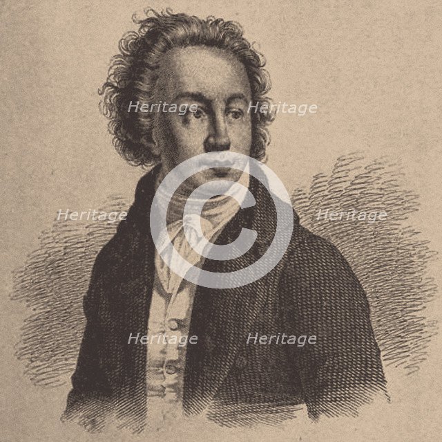 Portrait of the poet Ivan S. Barkov (1732-1768), 19th century. Artist: Anonymous  