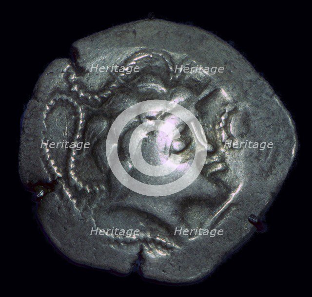 Gold 'stater' of the/issued by Namnetes, 2nd century. Artist: Unknown