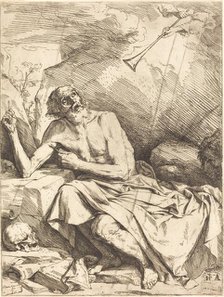 Saint Jerome Hearing the Trumpet of the Last Judgment, 1621. Creator: Jusepe de Ribera.