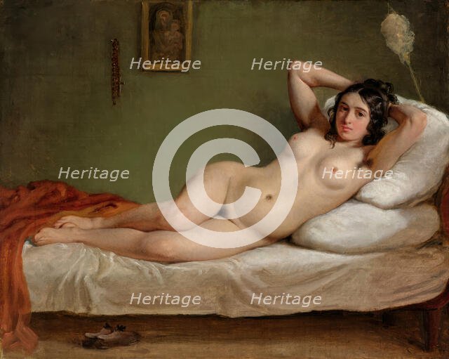 Maria, Rome, 1837. Creator: Wilhelm Marstrand.