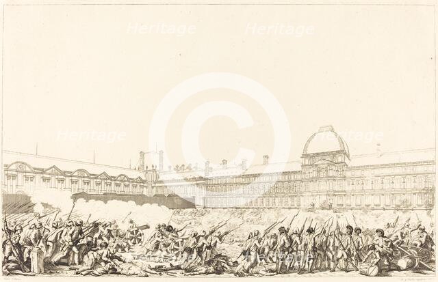 La Journee du 10 aout 1792, probably 1794. Creator: Antoine Jean Duclos.