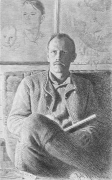 'Fridtjof Nansen', 1897. Artist: Johan Nordhagen.