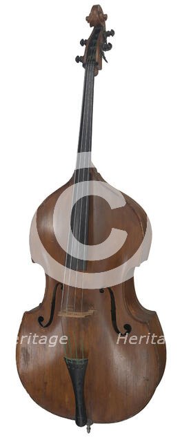 Upright acoustic double bass owned by Stanley Clarke, late 20th century. Creator: Unknown.