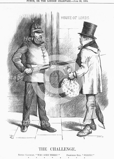 'The Challenge', 1884. Creator: Joseph Swain.