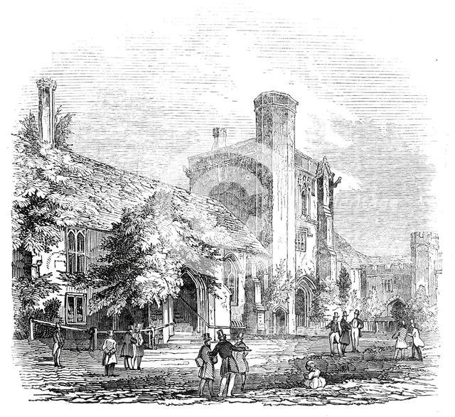 The Hospital of St. Cross, 1845. Creator: Unknown.