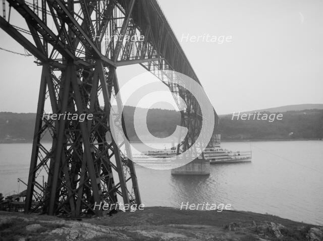 Under the bridge, Poughkeepsie, N.Y., c.between 1910 and 1920. Creator: Unknown.