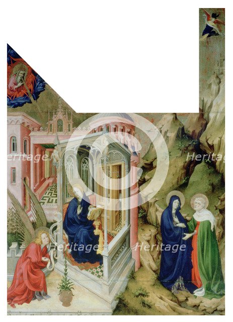 'Annunciation and Visitation', 1394-1399. Artist: Melchior Broederlam