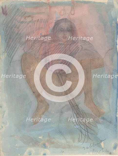 Witch's Sabbath (Sabbat), ca. 1890. Creator: Auguste Rodin.