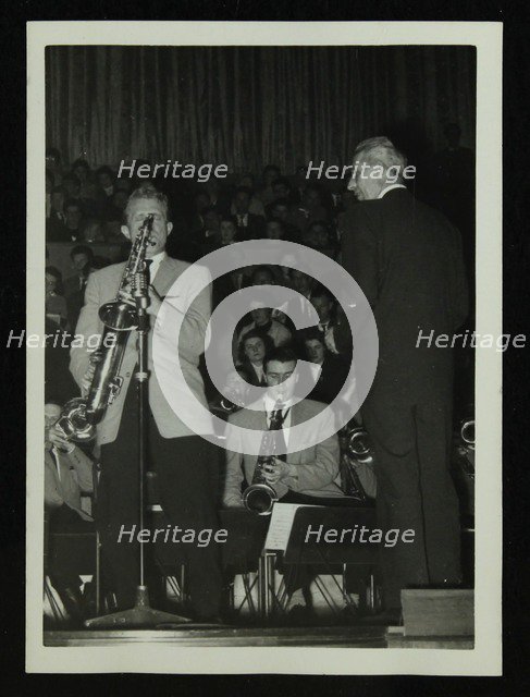 The Stan Kenton Orchestra in concert, 1956. Artist: Denis Williams