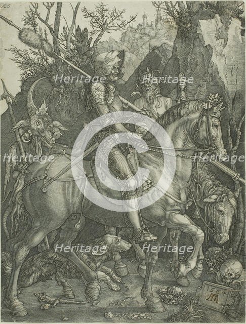 Knight, Death, and Devil, 1564. Creator: Jan Wierix.