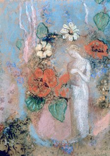 'Pandora', c1860-1916. Artist: Odilon Redon