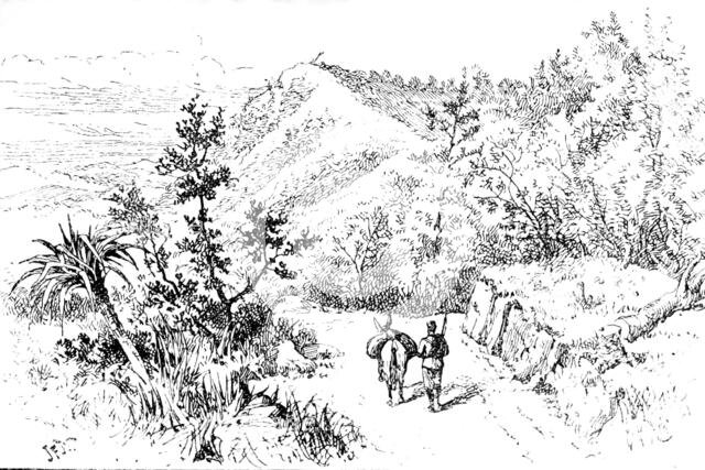 The Lushai Expedition: a corner of the Haka Road, near Fort Langleh, 1890. Creator: Unknown.