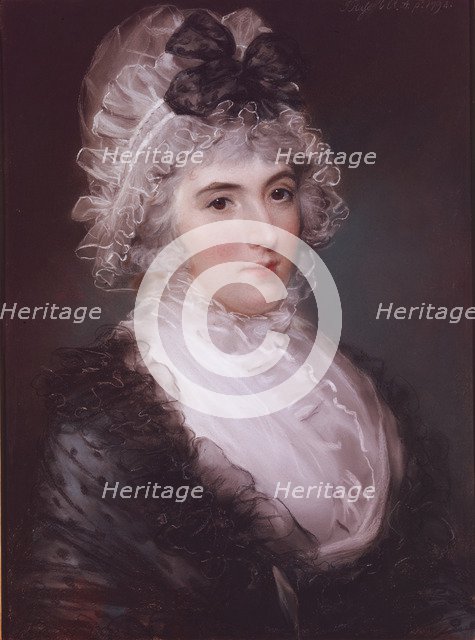 Portrait of Mrs Janet Grizel, 1794. Artist: Russell, John (1745-1806)