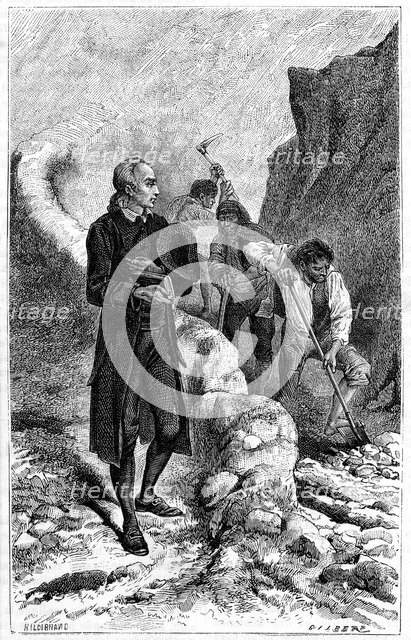 Johann Friedrich Oberlin, Lutheran philanthropist, c1800 (c1880). Artist: Unknown