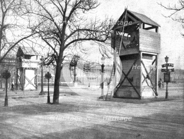 ' "La Guerre a L'Allemande"; Place de la Concorde: les chevaux de Marly', 1918. Creator: Unknown.