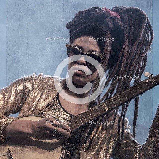 Valerie June, 2017. Artist: Alan John Ainsworth.