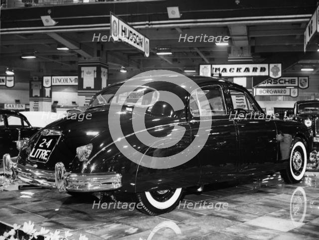 Jaguar 2.4 litre at Motor Show 1955. Creator: Unknown.