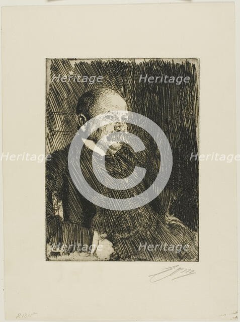 Colonel Lamont III (Bust), 1904. Creator: Anders Leonard Zorn.