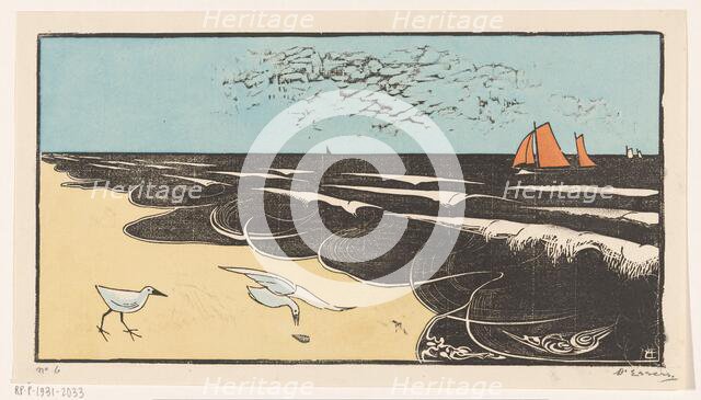 Sea near Bergen, c.1925. Creator: Bernard Essers.