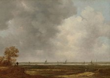 Panoramic View of a River with Low-lying Meadows, in or after 1644. Creator: Jan van Goyen.