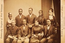University Singers of New Orleans; In aid of Colored Orphans' Home of Louisiana, c1880-c1889. Creator: L. A. Sawyer.