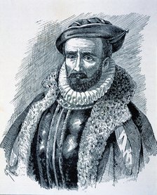 Alvaro Mendaña de Neira (1541-1595), Spanish navigator, he sent expeditions to the Marquesas isla…