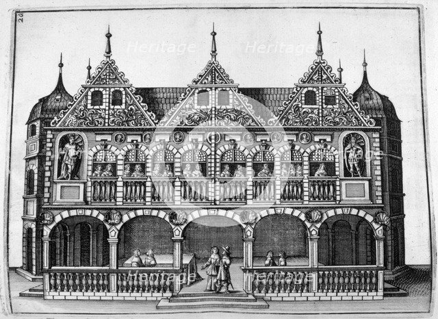 Chateau design, 1664. Artist: Georg Andreas Bockler