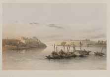 Egypt and Nubia, Volume II: General View of Esouan and the Island of Elephantine, 1848. Creator: Louis Haghe (British, 1806-1885); F.G.Moon, 20 Threadneedle Street, London.