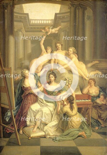 Frederika Sophia Wilhelmina of Prussia (1751-1820), 1760-1790. Creator: Benjamin Samuel Bolomey.