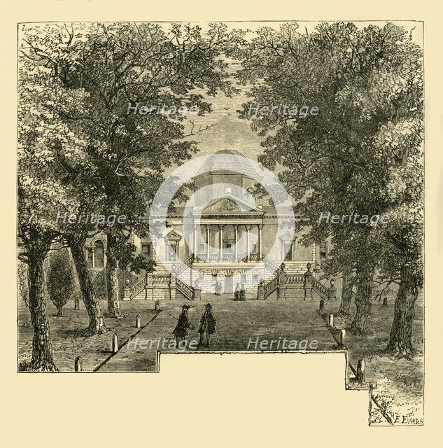 'Chiswick House, in 1763', (c1878). Creator: Unknown.
