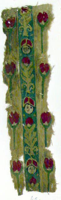 Textile Fragment, Coptic, 5th century. Creator: Unknown.