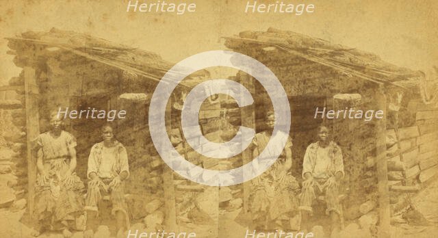 Bob and Martha at home, (1868-1900?). Creator: O. Pierre Havens.