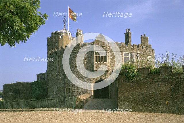 The gatehouse bastion of Walmer Castle, Deal, Kent, 1998. Artist: J Bailey