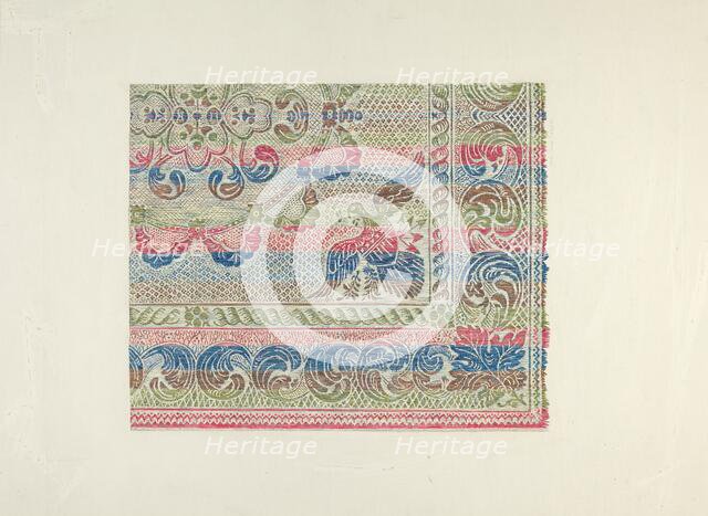 Homespun Bedspread, c. 1938. Creator: Gene Luedke.