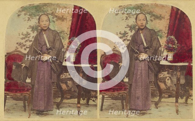 Tateishi Onojiro-Noriyuki, Interpreter-in-Training, Member of the First Japanese Diplom..., neg 1860 Creator: Charles De Forest Fredricks.