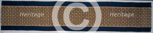 Silk Portiere , 1800s. Creator: Unknown.