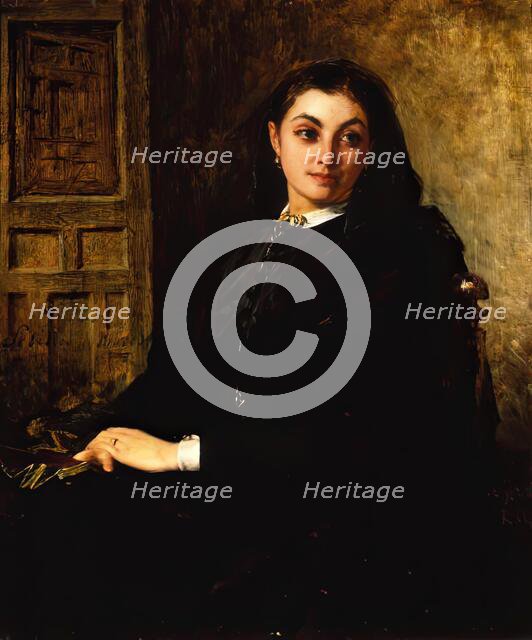 Dolores, A Spanish Widow, 1862. Creator: John Phillip.