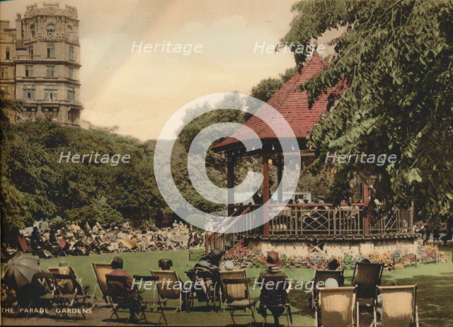 The Parade Gardens, Bath, Somerset, c1925. Artist: Unknown