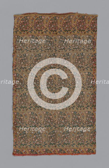 Fragment (Dress Fabric), Iran, 1801/50. Creator: Unknown.