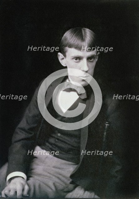 Aubrey Beardsley, British artist, 1890s. Artist: Frederick Hollyer