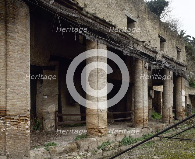 House next to the Forum, Herculaneum, Italy, 2002.  Creator: LTL.