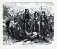 John the Fearless Stabbed, 1882. Artist: Anonymous  